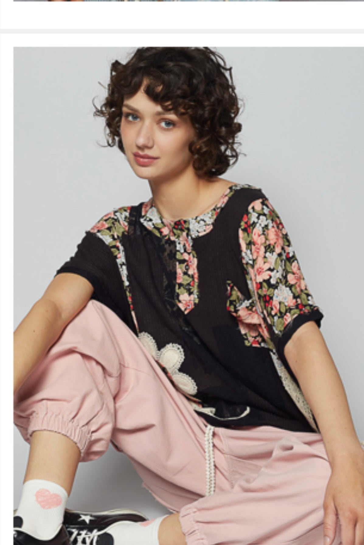 Rosy Flowy Blouse