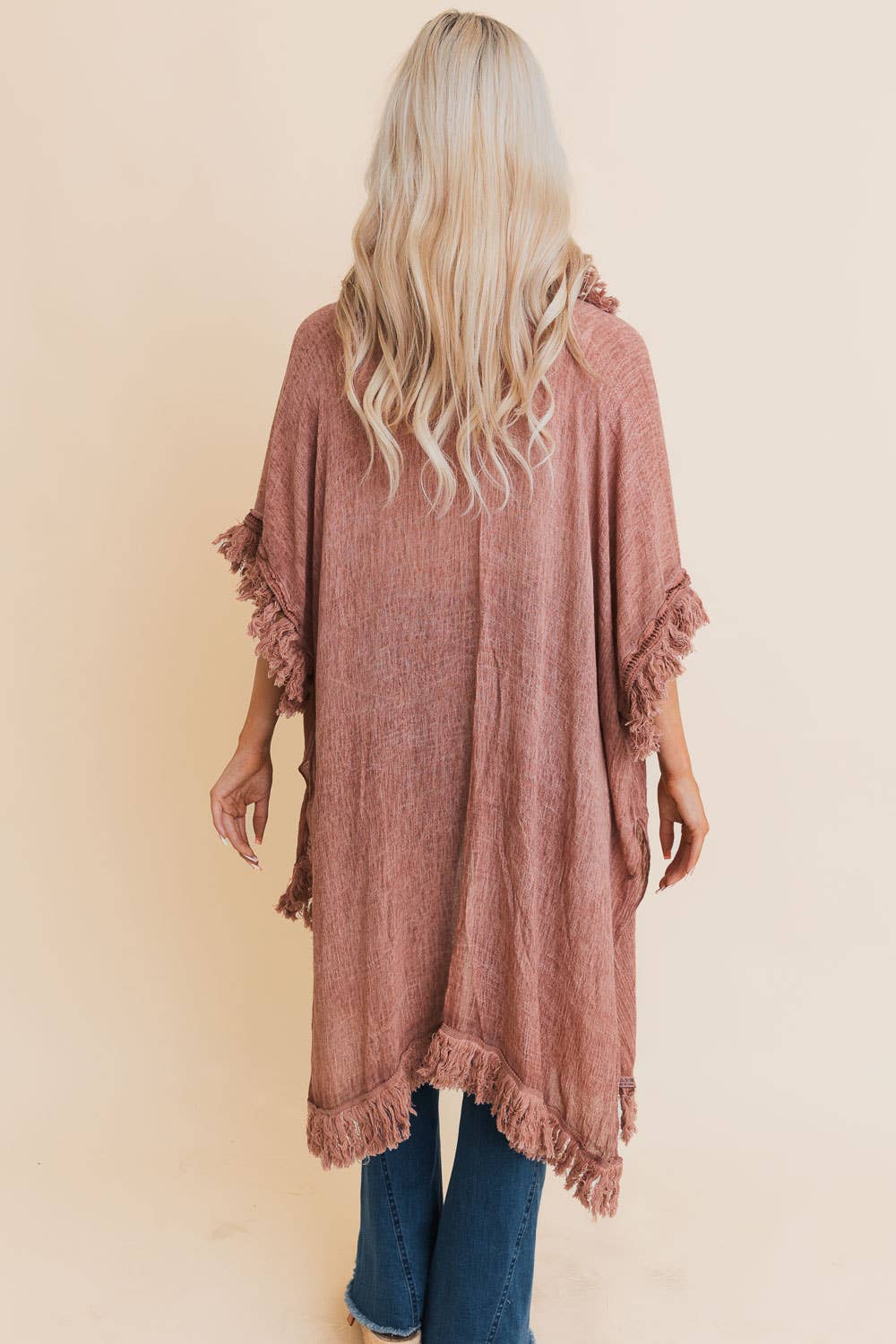 Bestselling Sun-bleached Fringe Ruffle Kimono☀️