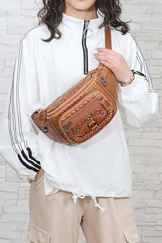 WASHED SOFT LEATHER SHOULDER BAG_CUAB0010